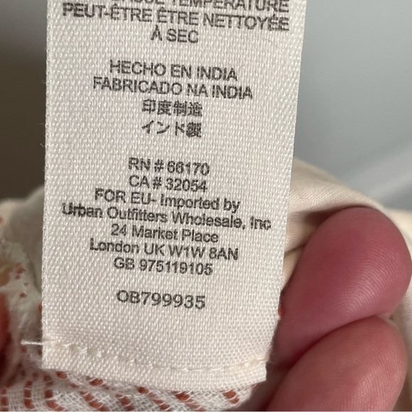 Free People Rumors Yarn Dye Harem Pants Red Stripe High Waist Tie Belt Boho 8 - Picture 15 of 15